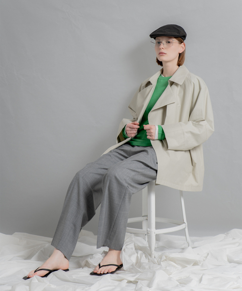 Spick & Span（スピックアンドスパン）の「Olmetex Short Trench / オルメテックスショートトレンチ（トレンチコート・レディース・ベージュ・FREE）」の5枚目の写真