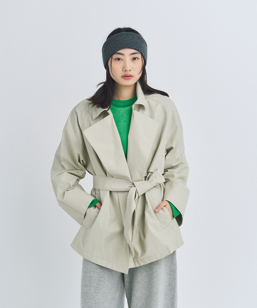 Spick & Span（スピックアンドスパン）の「Olmetex Short Trench / オルメテックスショートトレンチ（トレンチコート・レディース・ベージュ・FREE）」の11枚目の写真