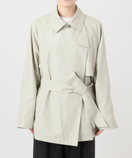Spick & Span（スピックアンドスパン）の「Olmetex Short Trench / オルメテックスショートトレンチ（トレンチコート・レディース・ベージュ・FREE）」の16枚目の写真