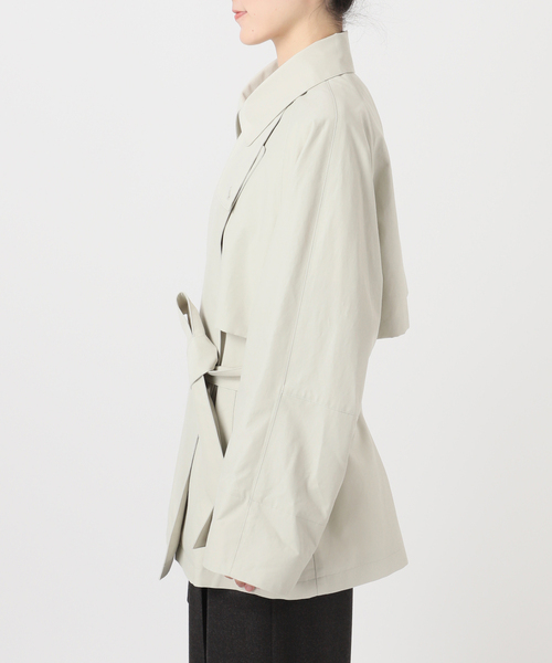 Spick & Span（スピックアンドスパン）の「Olmetex Short Trench / オルメテックスショートトレンチ（トレンチコート・レディース・ベージュ・FREE）」の17枚目の写真