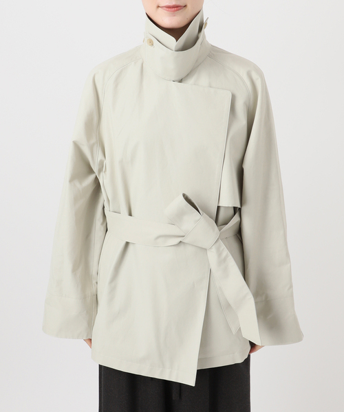 Spick & Span（スピックアンドスパン）の「Olmetex Short Trench / オルメテックスショートトレンチ（トレンチコート・レディース・ベージュ・FREE）」の20枚目の写真