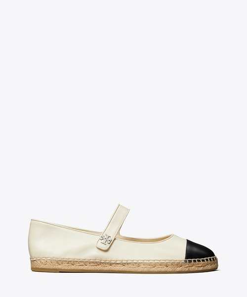 TORY BURCH(トリーバーチ)の「キャップトゥ メリージェーン エスパドリーユ(スリッポン・レディース・アイボリー・25.5cm/25cm/24.5cm/24cm/23.5cm/23cm)」の2枚目の写真