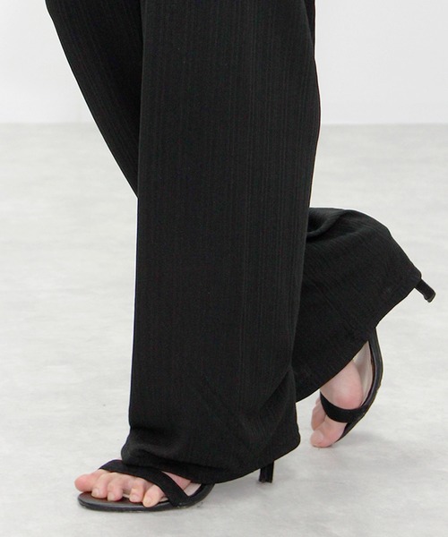 Fizz(フィズ)の「プリーツカットパンツ(その他パンツ・レディース・ベージュ/チャコール/ブラック/グリーン・M)」の12枚目の写真