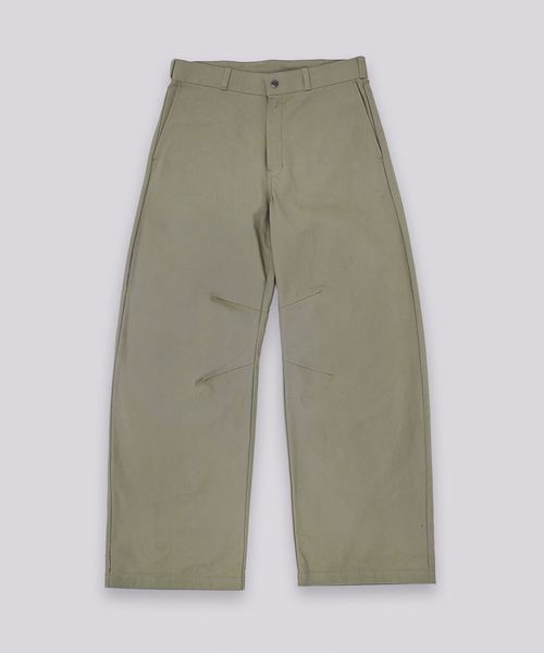 WISM(ウィズム)の「NAMELESSNESS / ネームレスネス DUCK CURVE PANT(その他パンツ・メンズ・ベージュ/ブラック・3/2)」の5枚目の写真