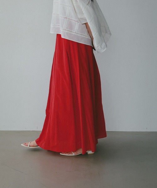 A part by(アパートバイ)の「リライムライトローンスカート(スカート・レディース・レッド/ネイビー/ブルー系その他4・SMALL/MEDIUM)」の1枚目の写真