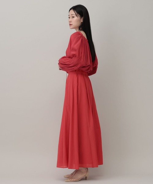 A part by(アパートバイ)の「リライムライトローンスカート(スカート・レディース・レッド/ネイビー/ブルー系その他4・SMALL/MEDIUM)」の5枚目の写真