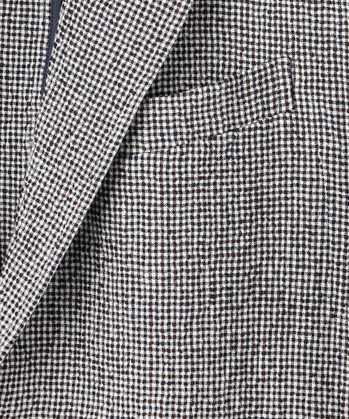 J.PRESS（ジェイプレス）の「【SHACKET】ストレッチリネンサッカー ジャケット（テーラードジャケット・メンズ・ネイビー系1/ネイビー系4/ブラウン系3・BM/BL/MEDIUM/LARGE）」の16枚目の写真