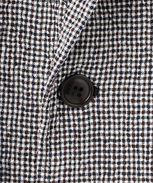 J.PRESS（ジェイプレス）の「【SHACKET】ストレッチリネンサッカー ジャケット（テーラードジャケット・メンズ・ネイビー系1/ネイビー系4/ブラウン系3・BM/BL/MEDIUM/LARGE）」の17枚目の写真