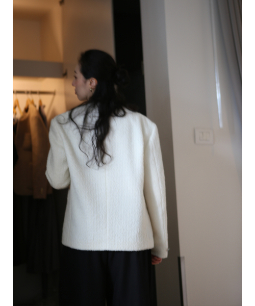 GOZER(ゴーザー)の「WHITE TWEED JACKET(その他アウター・メンズ・ホワイト・1/2/3/SMALL/MEDIUM/LARGE/X-LARGE/XX-LARGE)」の11枚目の写真