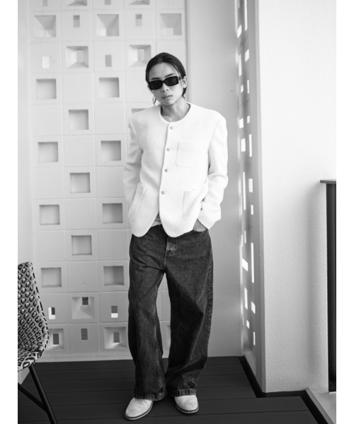 GOZER(ゴーザー)の「WHITE TWEED JACKET(その他アウター・メンズ・ホワイト・1/2/3/SMALL/MEDIUM/LARGE/X-LARGE/XX-LARGE)」の13枚目の写真
