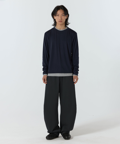JUAN HOMME(ジュアンオム)の「リファインドコットンカーブドパンツ(チャコール)(その他パンツ・メンズ・その他・MEDIUM/LARGE/SMALL)」の11枚目の写真