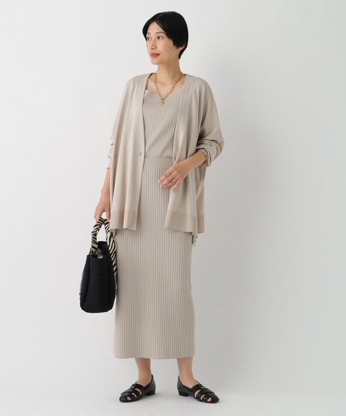 Elura（エルーラ）の「サマープロテクトナロースカート/659656（スカート・レディース・ダークブラウン/ホワイト/グレイッシュベージュ/ブラック・MEDIUM/LARGE）」の8枚目の写真