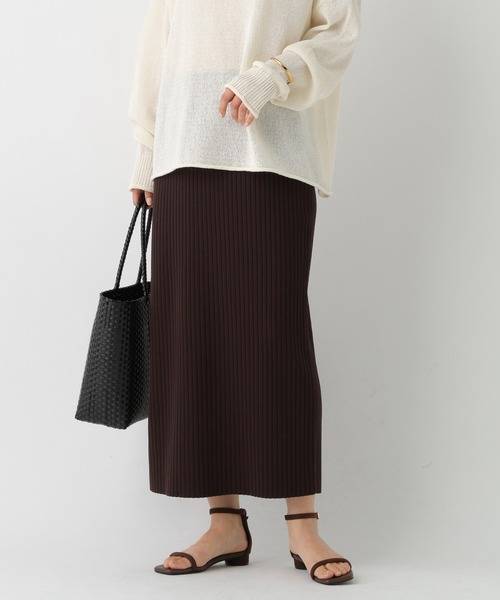 Elura（エルーラ）の「サマープロテクトナロースカート/659656（スカート・レディース・ダークブラウン/ホワイト/グレイッシュベージュ/ブラック・MEDIUM/LARGE）」の17枚目の写真