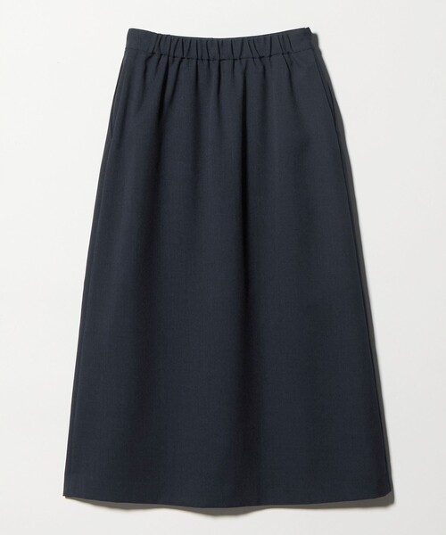 A DAY IN THE LIFE UNITED ARROWS(アデイインザライフユナイテッドアローズ)の「カルゼ ラップスカート ‐ウォッシャブル‐ <A DAY IN THE LIFE>(スカート・レディース・ベージュ/ネイビー・36/38)」の9枚目の写真