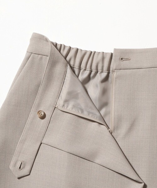 A DAY IN THE LIFE UNITED ARROWS(アデイインザライフユナイテッドアローズ)の「カルゼ ラップスカート ‐ウォッシャブル‐ <A DAY IN THE LIFE>(スカート・レディース・ベージュ/ネイビー・36/38)」の16枚目の写真