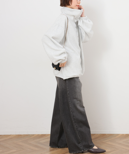 JOURNAL STANDARD relume（ジャーナルスタンダード　レリューム）の「《一部WEB限定追加》バギーDENIM（デニムパンツ・レディース・ライトブルー/ブラック・38/36）」の5枚目の写真