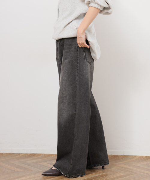 JOURNAL STANDARD relume（ジャーナルスタンダード　レリューム）の「《一部WEB限定追加》バギーDENIM（デニムパンツ・レディース・ライトブルー/ブラック・38/36）」の8枚目の写真
