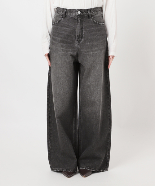 JOURNAL STANDARD relume（ジャーナルスタンダード　レリューム）の「《一部WEB限定追加》バギーDENIM（デニムパンツ・レディース・ライトブルー/ブラック・38/36）」の20枚目の写真