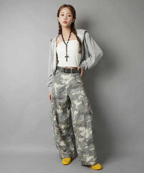 SPINNS（スピンズ）の「なちゅインナー/カップ付きキャミソール/リブ/2サイズ展開（キャミソール・レディース・レッド/アイボリー/ブラック/杢グレー/オフホワイト・S/M）」の9枚目の写真