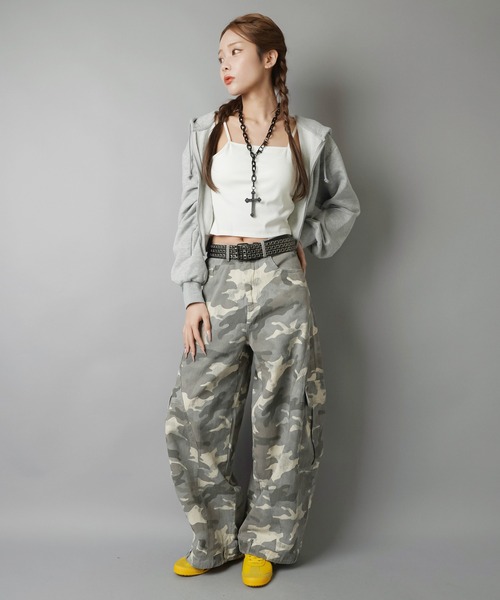 SPINNS（スピンズ）の「なちゅインナー/カップ付きキャミソール/リブ/2サイズ展開（キャミソール・レディース・レッド/アイボリー/ブラック/杢グレー/オフホワイト・S/M）」の10枚目の写真