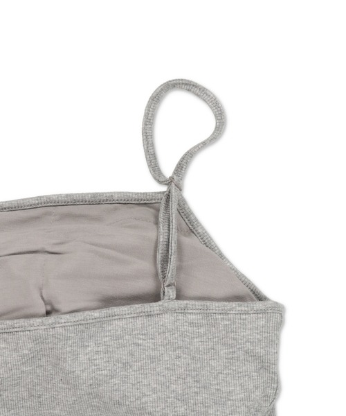 SPINNS（スピンズ）の「なちゅインナー/カップ付きキャミソール/リブ/2サイズ展開（キャミソール・レディース・レッド/アイボリー/ブラック/杢グレー/オフホワイト・S/M）」の18枚目の写真