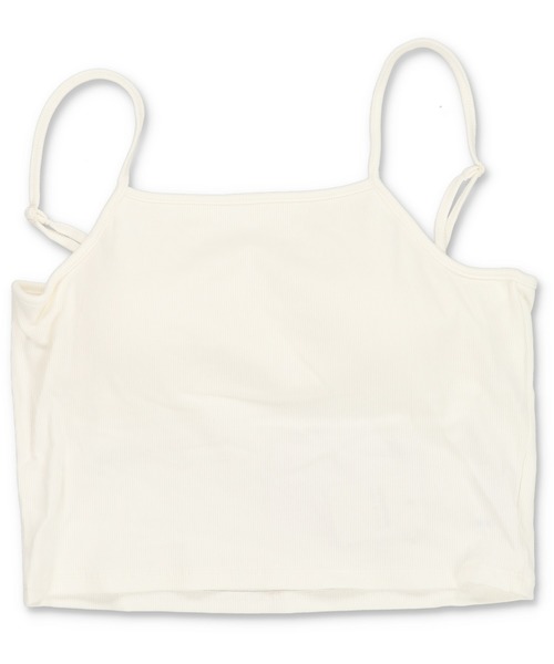 SPINNS（スピンズ）の「なちゅインナー/カップ付きキャミソール/リブ/2サイズ展開（キャミソール・レディース・レッド/アイボリー/ブラック/杢グレー/オフホワイト・S/M）」の11枚目の写真