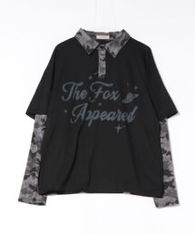 T.FOX （ティーフォックス）の「26ss Faux Layered Camo Long Sleeve T-Shirt/フェイクレイヤード カモフラロングTシャツ（Tシャツ/カットソー）」
