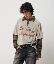 T.FOX （ティーフォックス）の「26ss Faux Layered Camo Long Sleeve T-Shirt/フェイクレイヤード カモフラロングTシャツ（Tシャツ/カットソー）」