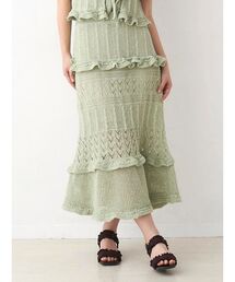 クロシェニットロングスカート