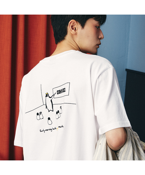 GAKKAI UNIONS(ガッカイユニオンズ)の「スピーチ 半袖Tシャツ 2カラー(Tシャツ/カットソー・メンズ・ホワイト/ブラック・MEDIUM/LARGE)」の1枚目の写真