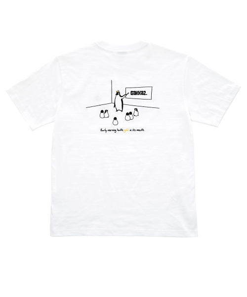 GAKKAI UNIONS(ガッカイユニオンズ)の「スピーチ 半袖Tシャツ 2カラー(Tシャツ/カットソー・メンズ・ホワイト/ブラック・MEDIUM/LARGE)」の4枚目の写真