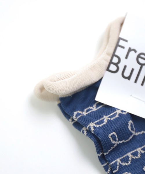 French Bull（フレンチブル）の「[French Bull] マチネソックス（ソックス/靴下・レディース・ライトグリーン/ネイビー/ブルー・FREE）」の6枚目の写真