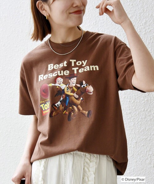 SHIPS any:〈洗濯機可能〉TOYSTORY/トイ・ストーリー/ プリント ロゴ