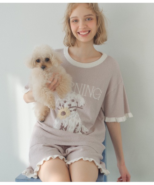 ライトホイップリーPUPPYPOODLEパジャマ（ルームウェア