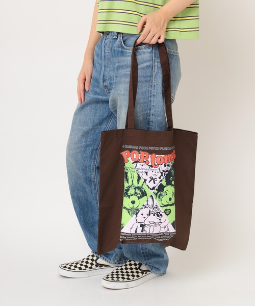 MARKEY'S（マーキーズ）の「E5267 ポップトーンズプリントトートBAG（ショルダーバッグ・レディース・ラベンダー/レッド/ブラウン/エメラルド・FREE）」の14枚目の写真