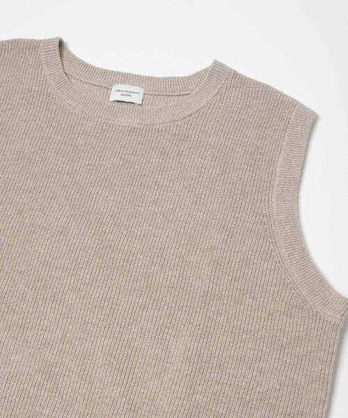 URBAN RESEARCH DOORS（アーバンリサーチドアーズ）の「リネンコットンKNITベスト（ベスト・レディース・ベージュ/ネイビー・FREE）」の11枚目の写真