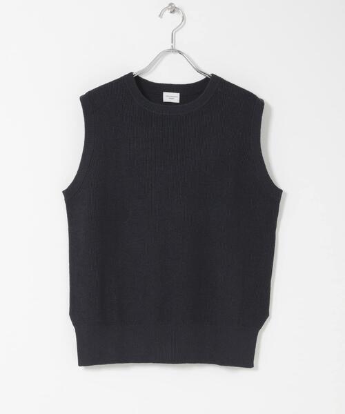 URBAN RESEARCH DOORS（アーバンリサーチドアーズ）の「リネンコットンKNITベスト（ベスト・レディース・ベージュ/ネイビー・FREE）」の19枚目の写真