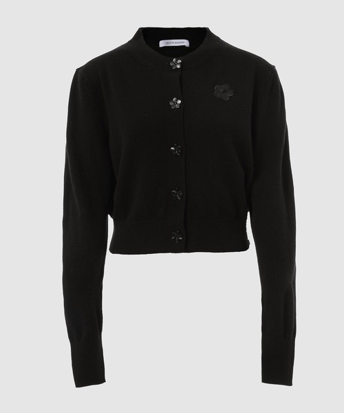 Drawer - 新作❗️ CECILIE BAHNSEN セシリーバンセン　カーディガン セール】CREWNECK CARDIGAN WITH BUTTON CLOSURE（カーディガン/ボレロ