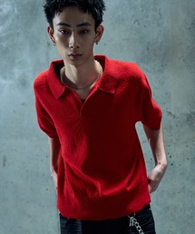 LANDNESS（ランドネス）の「【LANDNESS ランドネス】DRY BOUCLE SKIPPER KNIT POLO ドライ ブークレ スキッパー ニットポロ（ポロシャツ）」