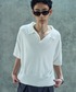 LANDNESS（ランドネス）の「【LANDNESS/ランドネス】DRY BOUCLE SKIPPER KNIT POLO/ドライ ブークレ スキッパー ニットポロ（ポロシャツ・L）」