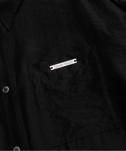 PRANK PROJECT(プランクプロジェクト)の「シルクブレンドシアーオーバーシャツ / Silk Blend Sheer Over Shirt(シャツ/ブラウス・レディース・ホワイト/ブラック・FREE)」の6枚目の写真
