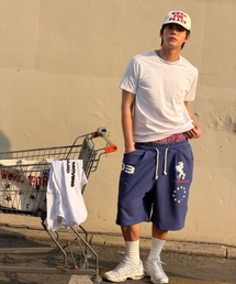 AMOU（アモウ）の「Horse One Tuck Bermuda Pants Blue（その他パンツ）」