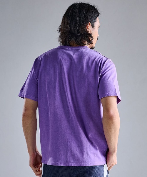 SILVER BULLET(シルバーバレット)の「『JEMORGAN LONG JOHNS/ジェーイーモーガンロングジョーンズ』ピグメント半袖ヘンリーネックTシャツ【+】(Tシャツ/カットソー・メンズ・パープル/グリーン/ブラック/オフホワイト・L/XL/M)」の16枚目の写真