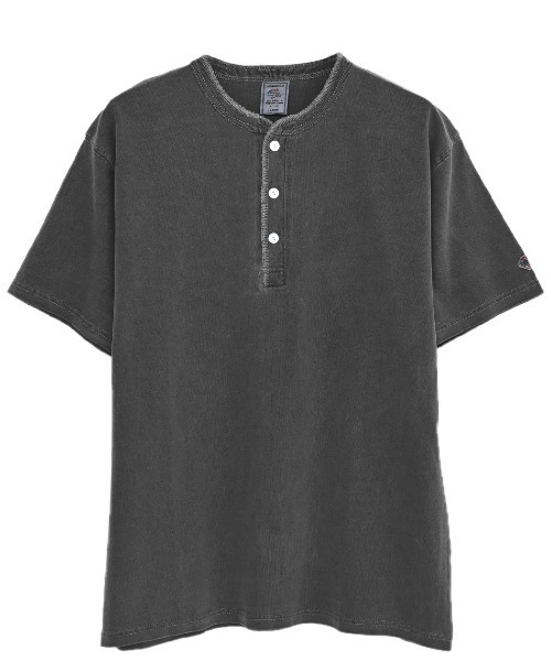 SILVER BULLET(シルバーバレット)の「『JEMORGAN LONG JOHNS/ジェーイーモーガンロングジョーンズ』ピグメント半袖ヘンリーネックTシャツ【+】(Tシャツ/カットソー・メンズ・パープル/グリーン/ブラック/オフホワイト・L/XL/M)」の19枚目の写真
