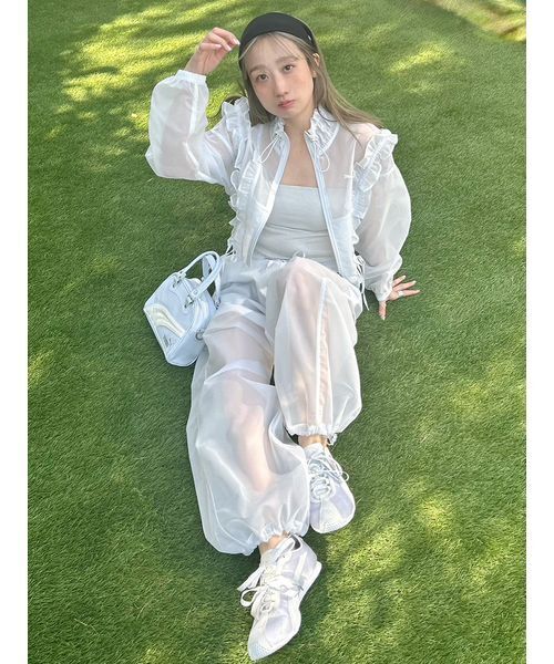 LILY BROWN(リリーブラウン)の「【LILY BROWN×PUMA】シアーパンツ(その他パンツ・レディース・チャコールグレー/サックスブルー・F)」の18枚目の写真