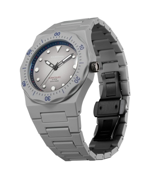 D1 MILANO(ディーワンミラノ)の「「D1 MILANO/ディーワン ミラノ」POLYCARBON ポリカーボン - カーボン ダイバー(アナログ腕時計・メンズ・ネイビー/ブラック/カーキ/グレー・FREE)」の15枚目の写真