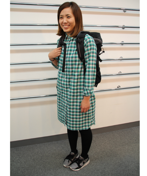 MARMOT(マーモット)の「ウイメンズパナマチェックワンピースシャツ(WS PANAMA CHECK ONE-PIECE SHIRT)(シャツワンピース・レディース・グリーン/ダークブルー/イエロー/オレンジ・SMALL/LARGE/MEDIUM)」の1枚目の写真