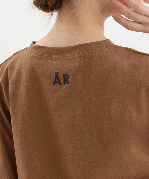 nop de nod(ノップドゥノッド)の「Cloche misc布帛Tシャツ(Tシャツ/カットソー・レディース・ライトブルー/ブラック/オフホワイト/キャメル・3)」の22枚目の写真