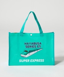 OP/RUSTY（オーピー/ラスティー）の「【新幹線】キッズ総柄PVCトートバッグ　プール（スイムグッズ）」