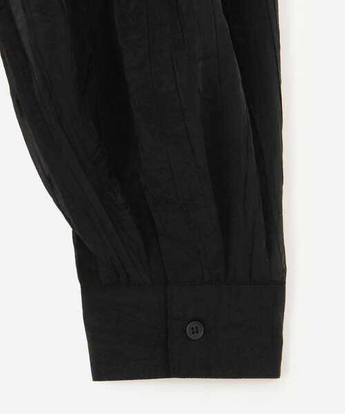 Bshop(ビショップ)の「eunoia| 長袖 シアーシャツ WOMEN(シャツ/ブラウス・レディース・ホワイト/ブラック・ONE)」の6枚目の写真